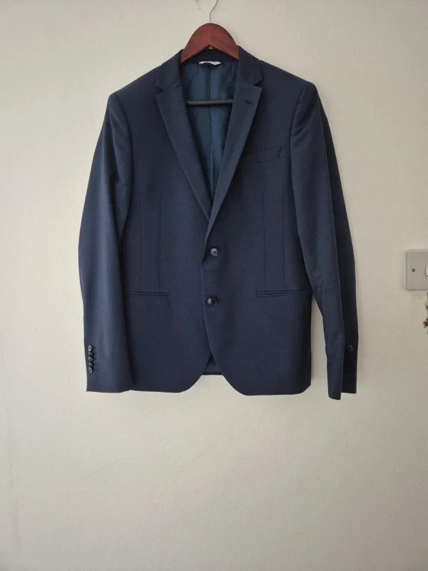 Manuel Ritz Navy Blazer - Size 48 Tall - Preloved - Very Good Condition
