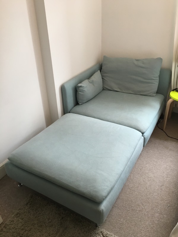 IKEA Soderhamn corner sofa and footstool in West Hampstead, London