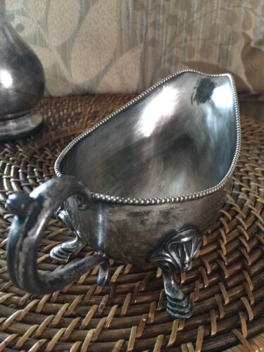 Webster-SUGAR BOWL & CREAMER WEBSTER 4