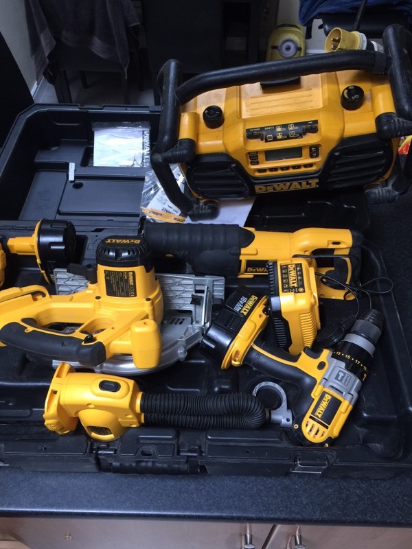 Dewalt 6 piece power tool set with hard case in Caerphilly Gumtree
