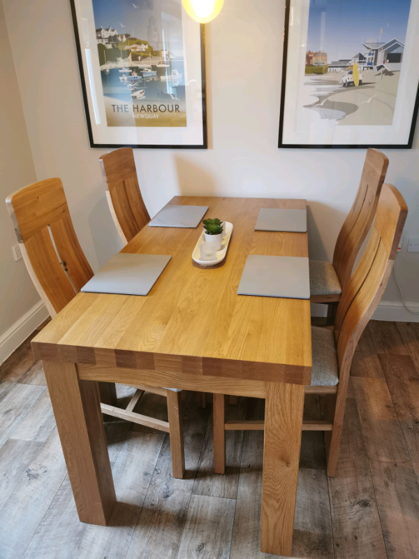 Solid Oak dining room table | in Newquay, Cornwall | Gumtree