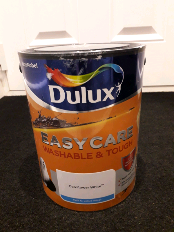 Dulux Easycare Paint 5 Litres Cornflower White in BradfordonAvon