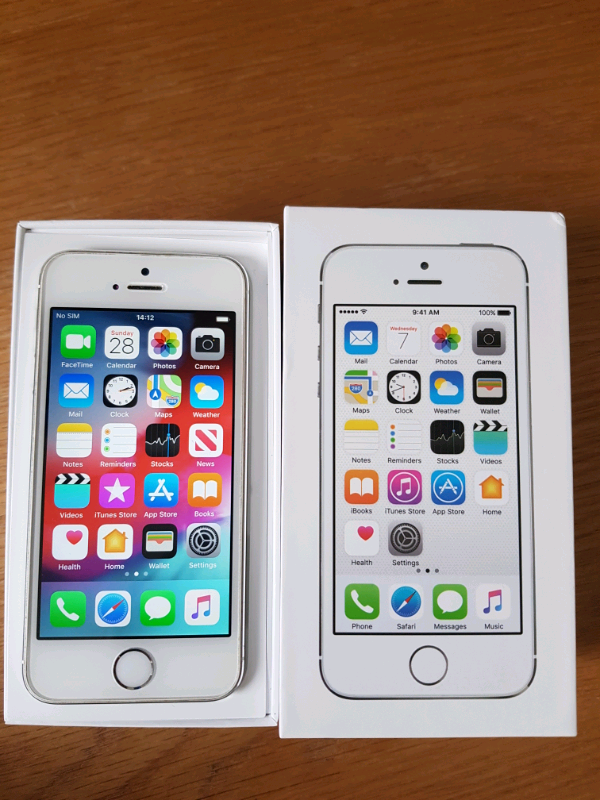 Apple iPhone 5s white 16gb boxed with charger (mint condition) in