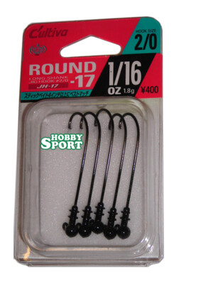 JH17 AMO PIOMBATO ROUND 17 CULTIVA AMO 2/0  WEIGHT  1,8 GR-  1/16oz CONF. 5 PZ