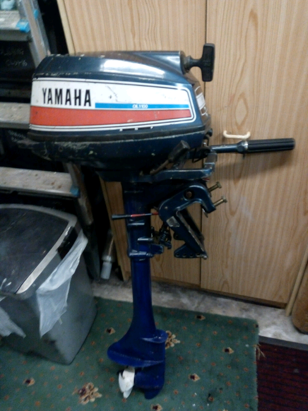 YAMAHA OUTBOARD 5HP AIRCOOLED 2 STROKE BOAT ENGINE LONG SPARES REPAIR
