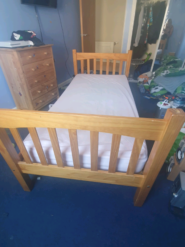 Mark's and Spencer single bed frame and mattress in Aberdeen Gumtree