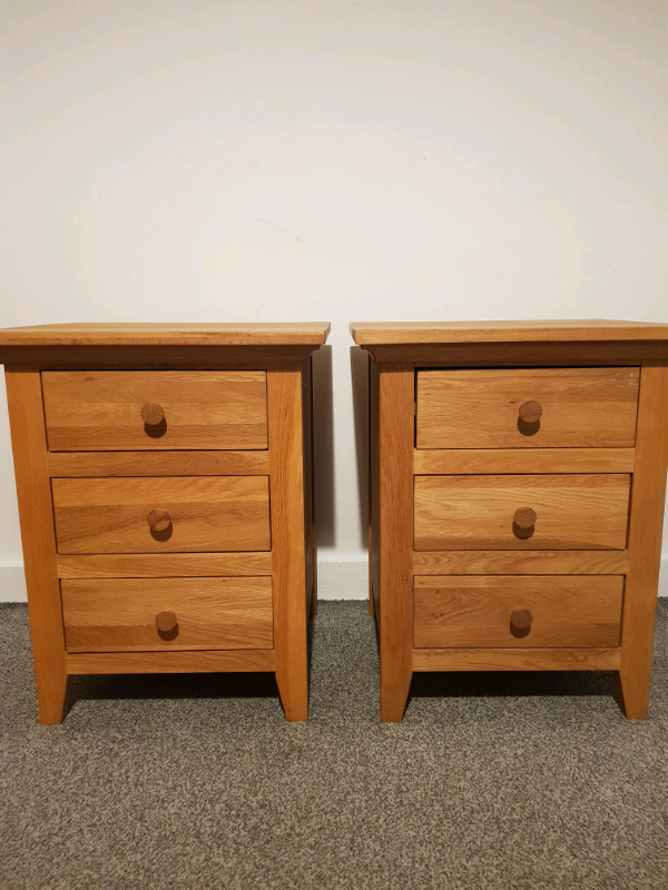 Bedside Table Solid Wood In East End Glasgow Gumtree