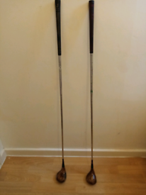 Two old wooden 2 Woods 