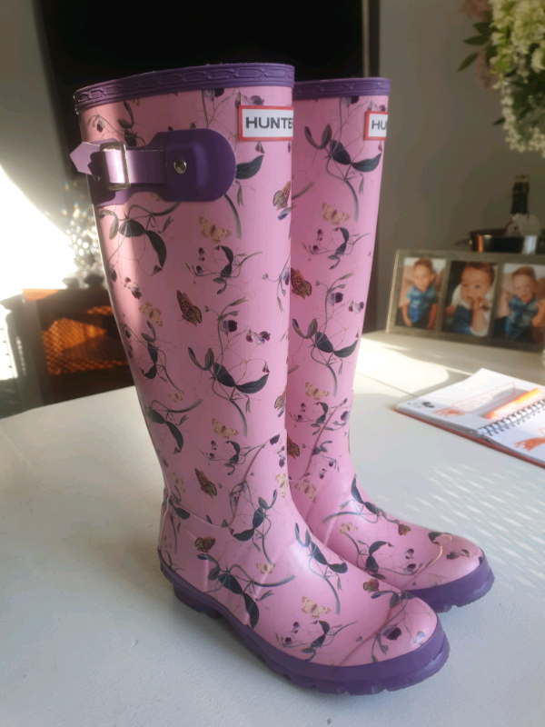 hunter wellies size 4 ladies