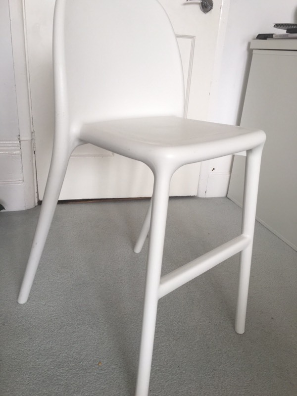 IKEA Urban junior white chair in excellent condition in Gosport