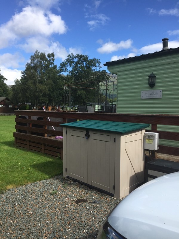 STATIC CARAVAN FOR SALE AT INVERBEG HOLIDAY PARK, LUSS, LOCH LOMOND