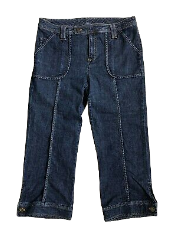 Size 10 Stretch Cropped Women's