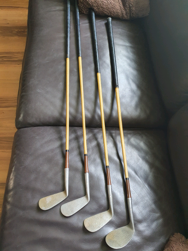 Antique vintage PGA Custom Made Golf clubs wooden in Clermiston