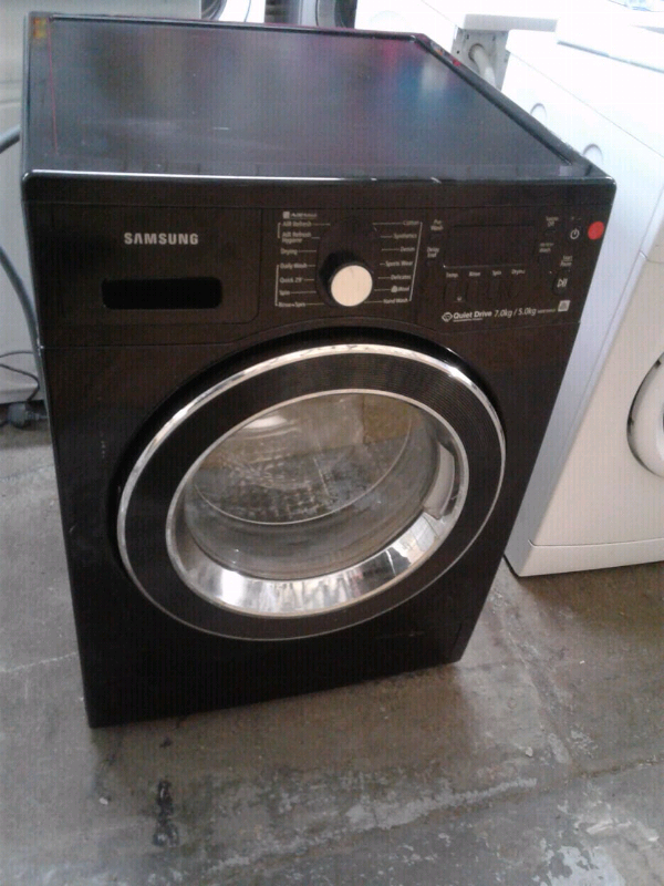 BLACK SAMSUNG 7KG WASHER DRYER COMBO 2 IN 1 in Rugby, Warwickshire