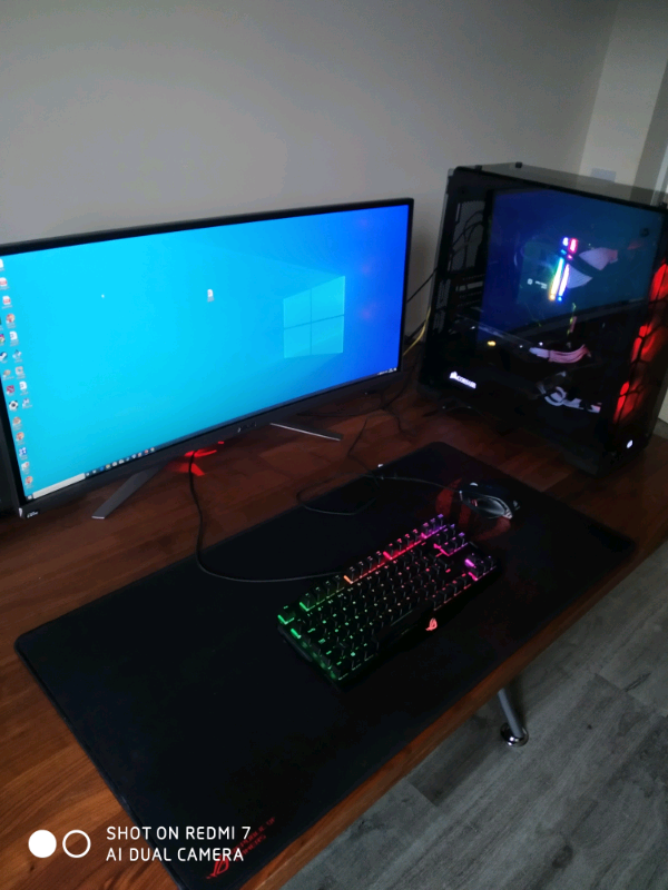 Full Pc Set With Big Desk In Doncaster South Yorkshire Gumtree