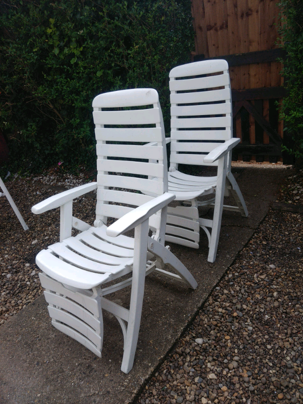 Reclining garden chairs | in Norwich, Norfolk | Gumtree