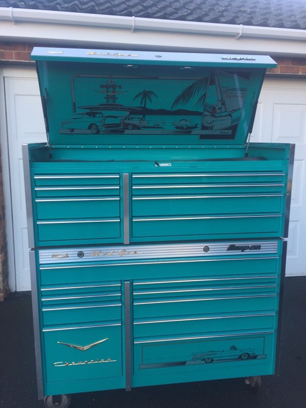 Snap on KRL teal tool box roll cab in Pevensey, East Sussex Gumtree