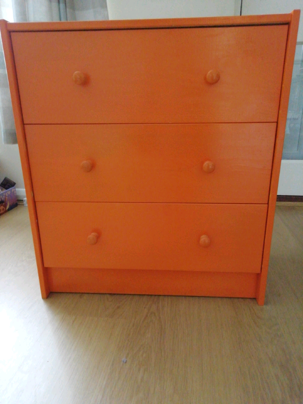 Ikea Rast Orange Chest Of Drawers In Lower Earley Berkshire