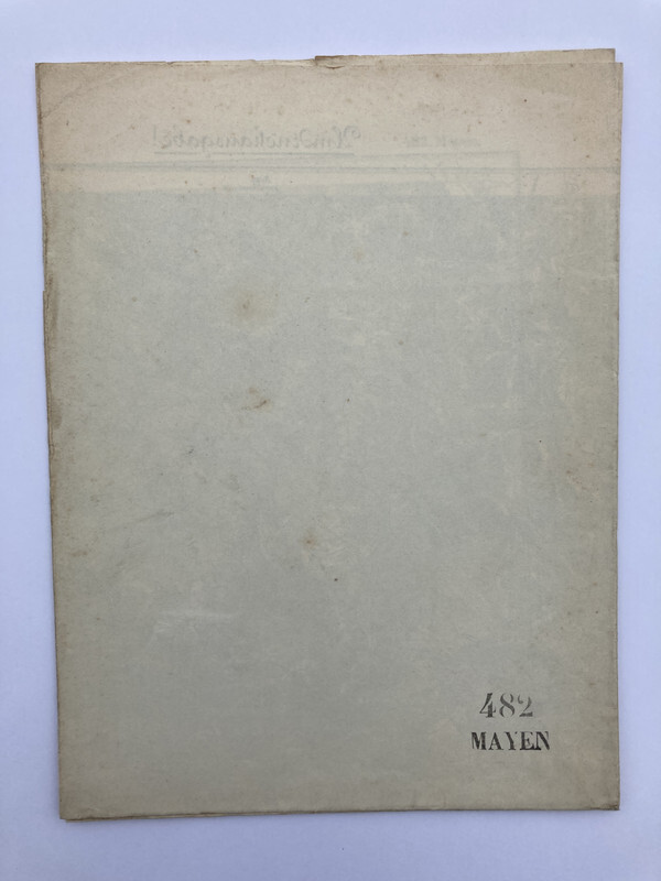 Karte Des Deutschen Reiches 482 Mayen 1897 1910 33,5x55cm