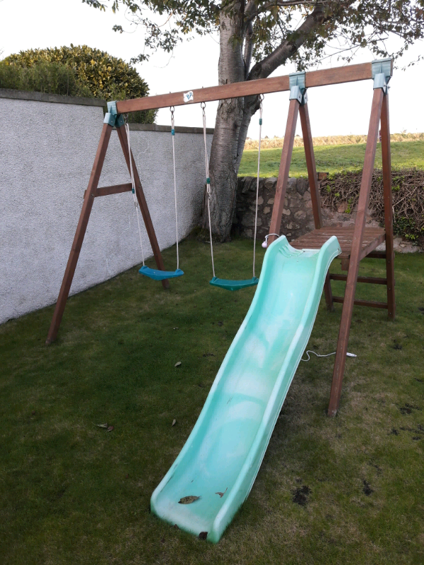 Wooden swing and slide set in Aberdeen Gumtree
