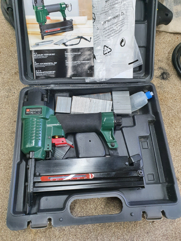 Parkside nailer/stapler works with compressor in Lochgelly, Fife