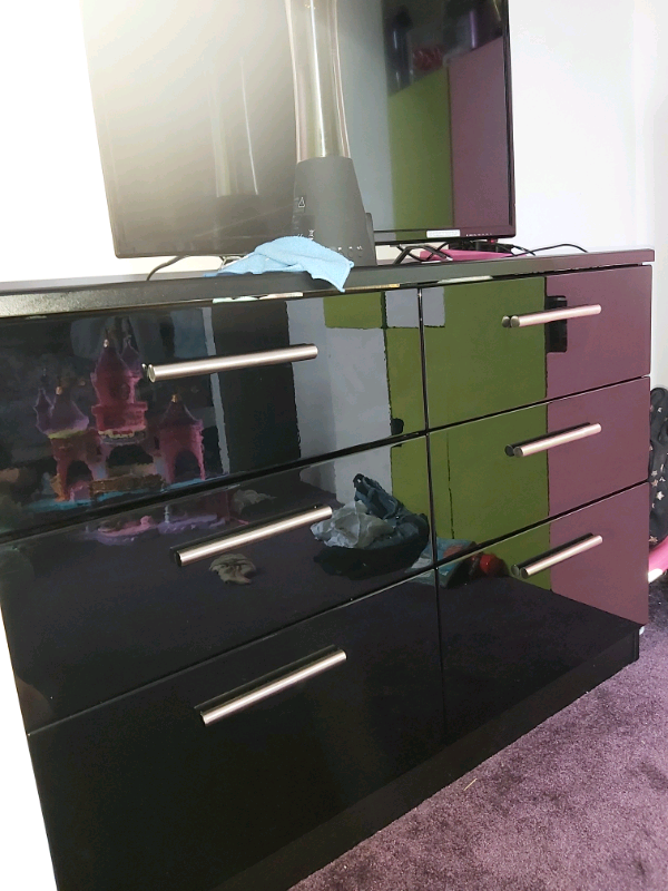 Black High Gloss Drawers In Hartlepool County Durham Gumtree