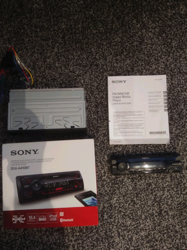 Sony DSX-A410BT Bluetooth car stereo | in Pendlebury, Manchester | Gumtree