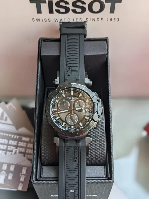 Pre-owned Tissot T-race T115.417.37.061.03 Sport Chronograph Men's Watch