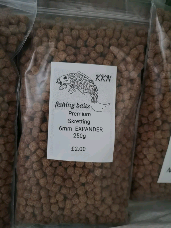 Skretting floating expanding pellets fishing bait 6mm, 250g in