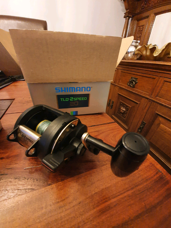 Shimano tld 20 2 speed fishing reel in Airdrie, North Lanarkshire
