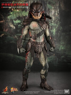 HOT TOYS MMS130 PREDATORS BERSERKER PREDATOR 1/6 SCALE FIGURE NEW SEALED U.S.