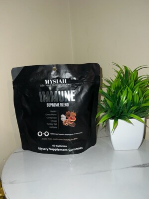 Mysiah Immune Supreme Blend 60 Gummies Dietary Suplement Gummies 