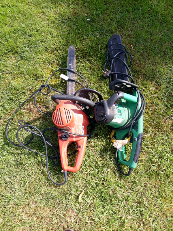 Two electric chainsaws, flymo and gardenline in Waterlooville, Hampshire Gumtree