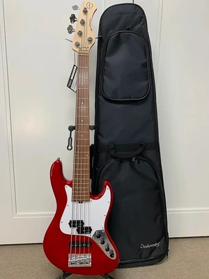 Sadowsky MetroExpress Hybrid P/J Bass 5-String - Candy Apple Red