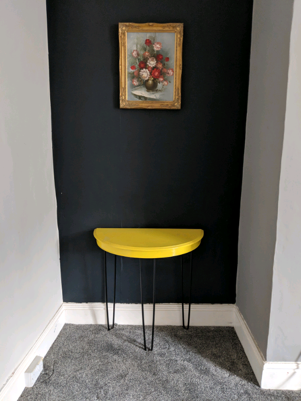 Yellow Hair Pin Leg Table Console Hall Way Livingroom In Newcastle Tyne And Wear Gumtree