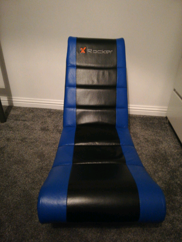 X Rocker Gaming Chair Black & Blue in East End, Glasgow Gumtree