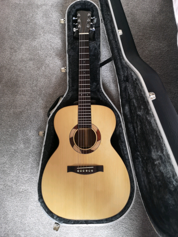 Luthier made Acoustic guitar. Made in Scotland by Mark guitars