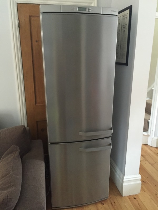 John Lewis JLSS1816 Fridge Freezer Stainless Steel in Exeter, Devon