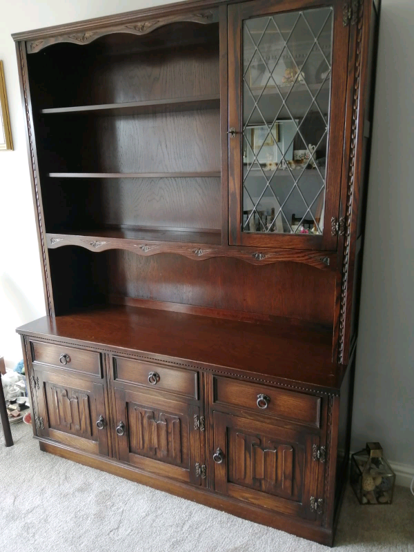 Jaycee solid dark oak welsh dresser in Boldon Colliery, Tyne and Wear