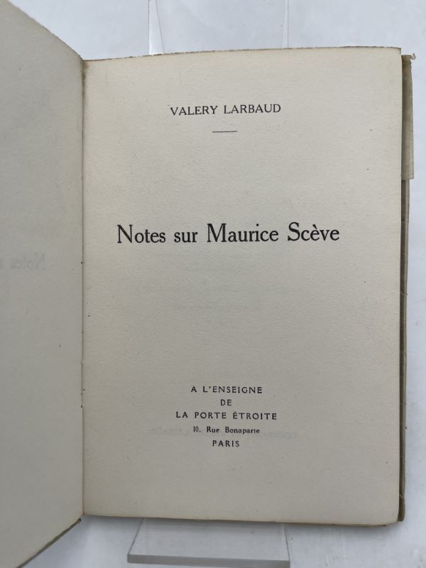 Notes Sur Maurice ScÃ¨Ve