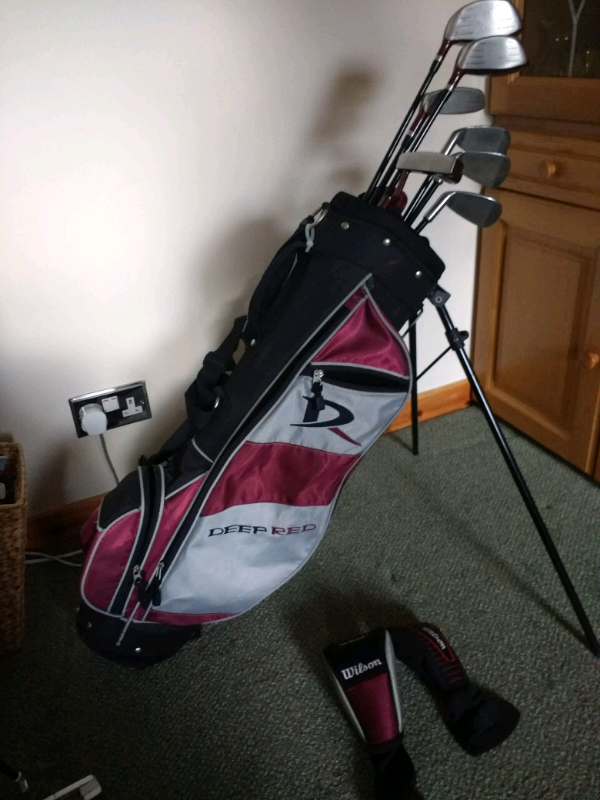 Junior golf club set and bag Wilson Deep Red in Tain, Highland Gumtree