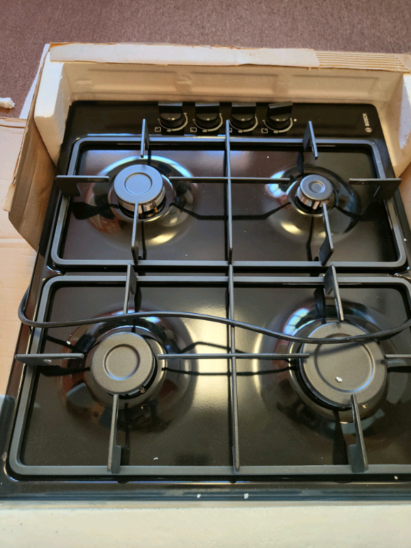 Bosch PBP6B6B60 Serie 2 Built In 58cm 4 Burners Gas Hob Black in Southampton, Hampshire Gumtree