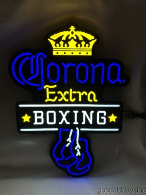 Corona Extra Boxing Beer Sign LED Bar Light Sign 