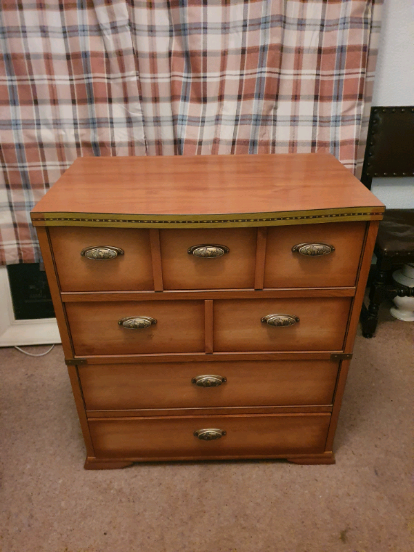 French Gautier Designer Furniture Chest of Drawers 3 over 2 in