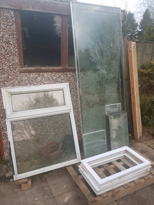 Double glazing glazed glass panes UPVC windows and door in Hall Green