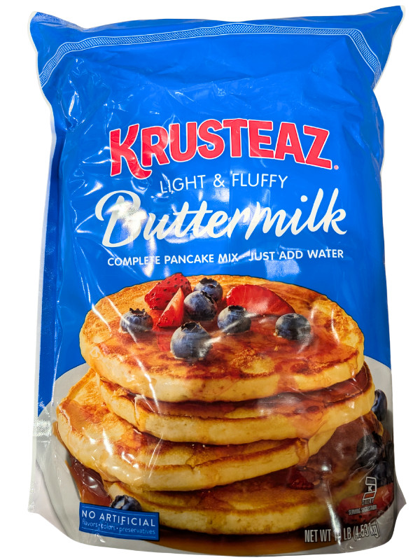 Krusteaz Buttermilk Light & Fluffy Complete Pancake Mix 10 Lb Bag EXP 06/2027