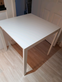 Melltorp Adde Table And 2 Chairs White White Ikea Indonesia