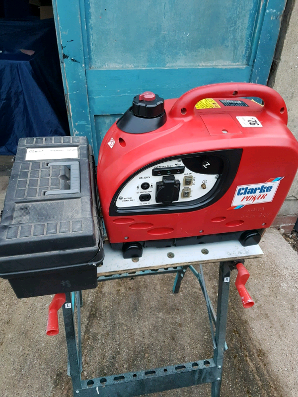 clarke silent inverter suitcase generator ig1000 in Alfreton