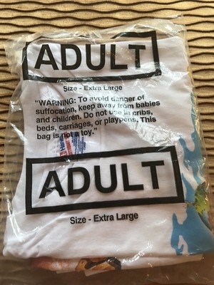 MINT N PKG 1994 MCDONALD'S PROMOTION THE FLINTSTONES MOVIE ADULT X-LARGE T-SHIRT