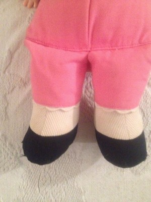 Fisher Price Natalie LapSitter Doll VTG 1970 # 202 Pink Plush